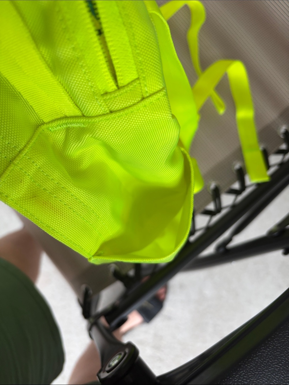 Baboon to the moon Gilardi neon yellow mini backpack DISCONTINUED - Picture 8 of 10